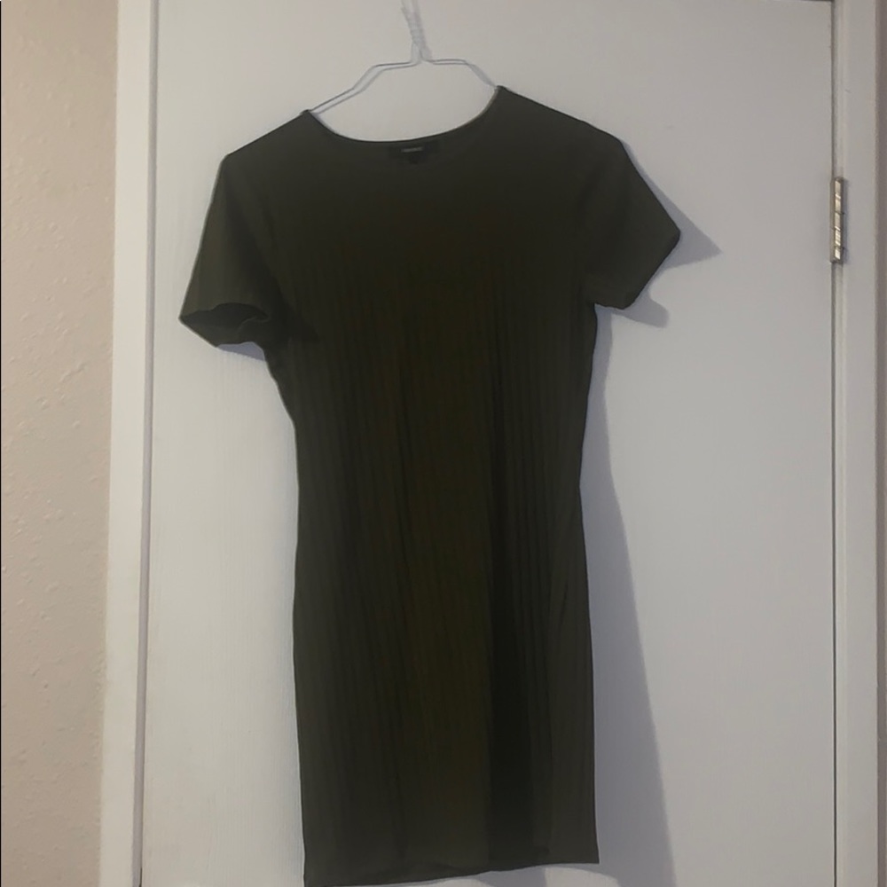 Olive green dress
